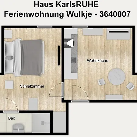 Haus Karlsruhe Wulkje Appartement
